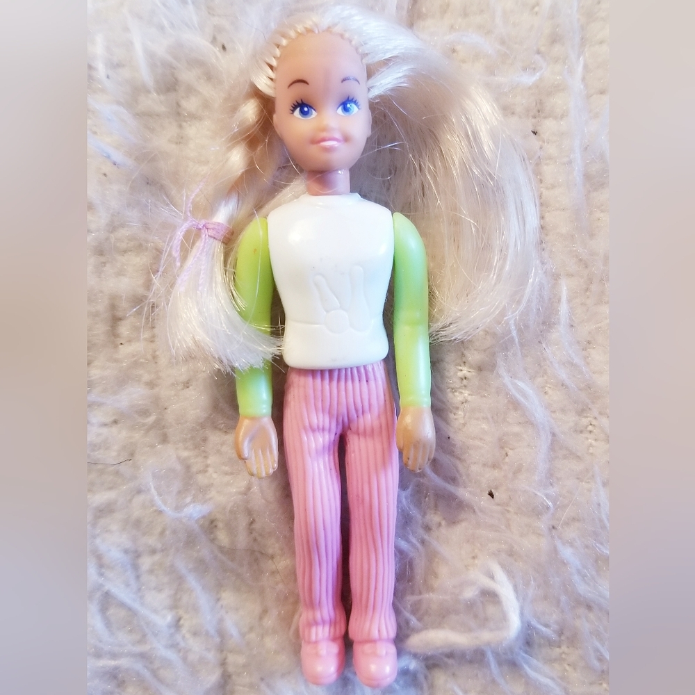 1999 Bowling Party Stacie Doll Figure McDonald's Happy Meal Toy Vintage Barbie